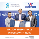 Walton begins trade in rupee with India