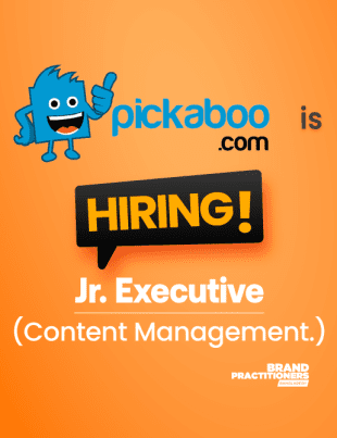 Pickaboo is hiring Jr. Executive for Content Management.