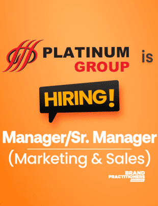 Platinum Group is hiring Manager/Sr. Manager for Marketing & Sales