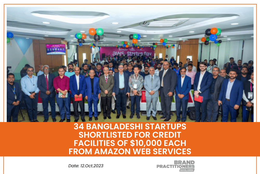 34 Bangladeshi startups shortlisted for credit facilities of $10,000 each from Amazon Web Services