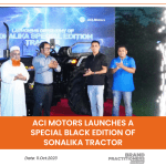 ACI Motors launches a Special Black Edition of Sonalika Tractor