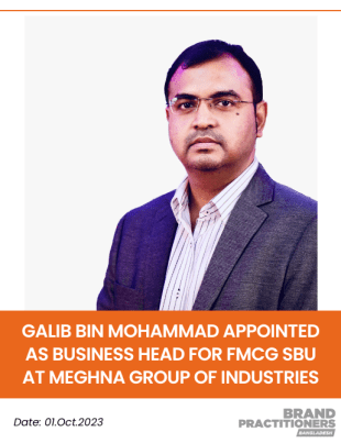 Galib Bin Mohammad Appointed as Business Head for FMCG SBU at Meghna Group of Industries