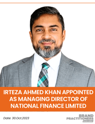 Irteza Ahmed Khan appointed as managing director of National Finance Limited