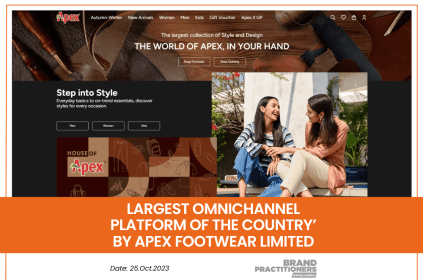 Largest omnichannel platform of the country’ by Apex Footwear Limited