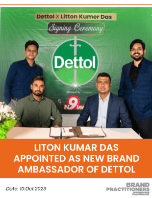Liton Kumar Das appointed as new brand ambassador of Dettol