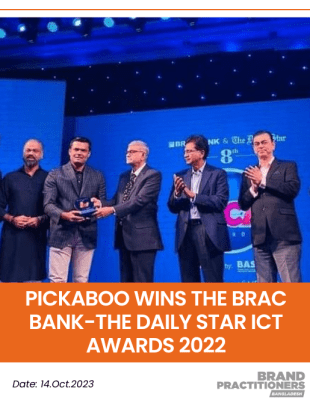 Pickaboo wins the Brac Bank-The Daily Star ICT Awards 2022