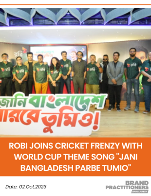 Robi Joins Cricket frenzy with World Cup Theme Song Jani Bangladesh Parbe Tumio