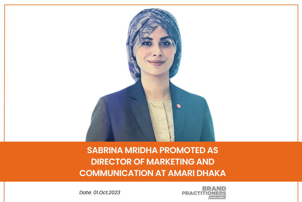 Sabrina Mridha Promoted as Director of Marketing and Communication at Amari Dhaka