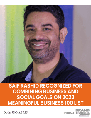 Saif Rashid Recognized for Combining Business and Social Goals on 2023 Meaningful Business 100 List
