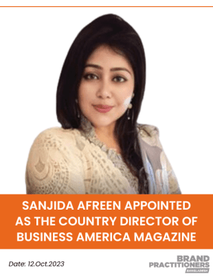 Sanjida Afreen appointed as the Country Director of Business America Magazine (1)