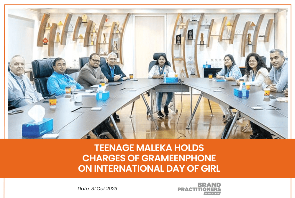 Teenage Maleka holds charges of Grameenphone on International Day of Girl