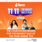 The Countdown Begins for the biggest sale of the year Daraz '11.11