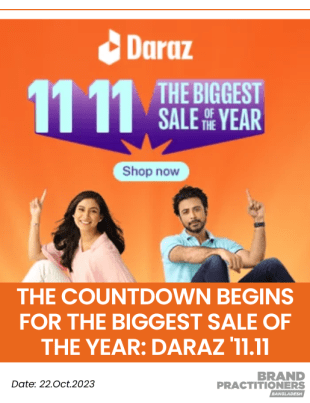 The Countdown Begins for the biggest sale of the year Daraz '11.11