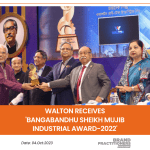 Walton receives 'Bangabandhu Sheikh Mujib Industrial Award-2022'