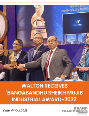 Walton receives 'Bangabandhu Sheikh Mujib Industrial Award-2022'