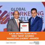 A.K.M. Moinul Islam Moin Wins “Most Admired Marketing Leaders” Awards