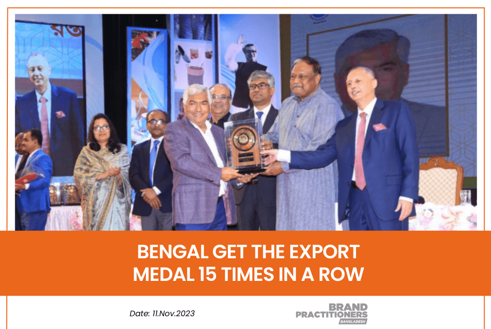 Bengal get the Export medal 15 times in a row