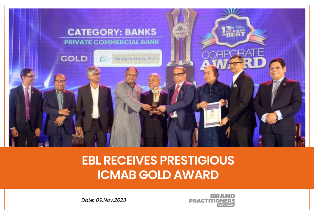 EBL Receives Prestigious ICMAB Gold Award