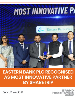 Eastern Bank PLC recognised as most innovative partner by ShareTrip
