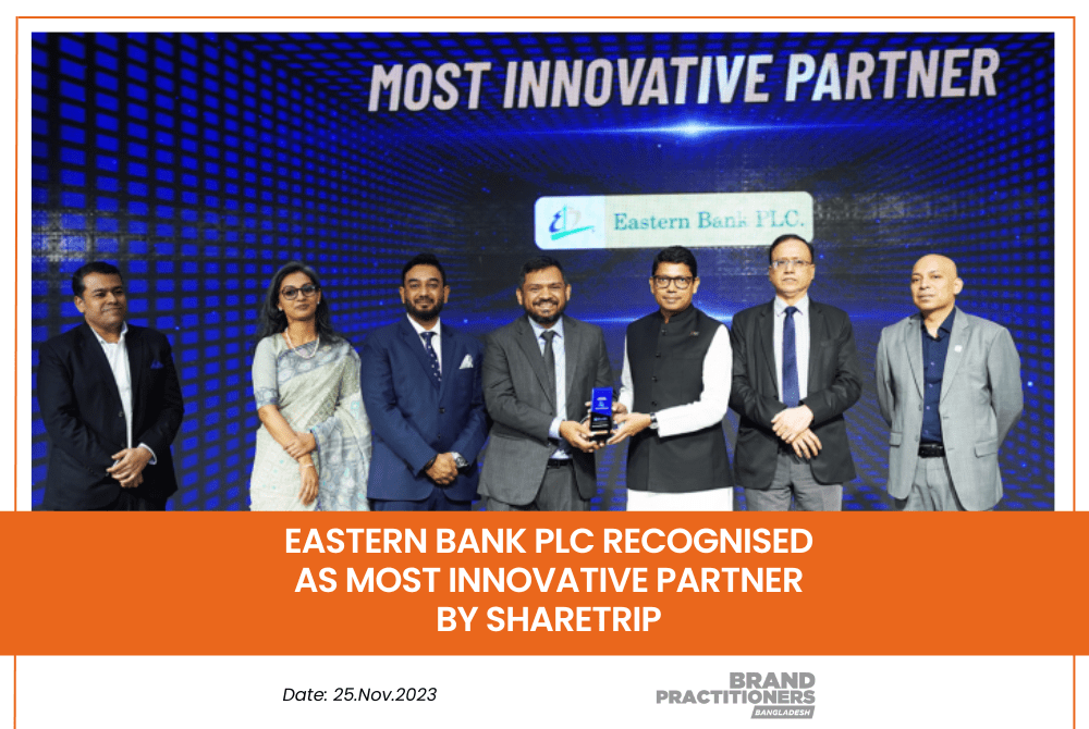 Eastern Bank PLC recognised as most innovative partner by ShareTrip