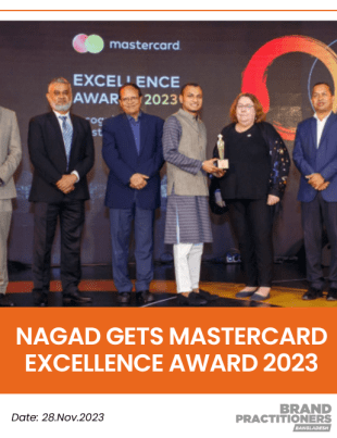 Nagad gets Mastercard Excellence Award 2023