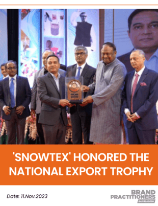 'Snowtex' Honored the National Export Trophy