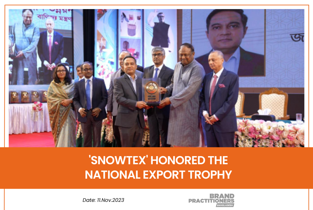 'Snowtex' Honored the National Export Trophy