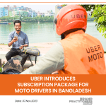 Uber Introduces Subscription Package for Moto Drivers in Bangladesh