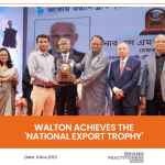 Walton Achieves the 'National Export Trophy' (1)