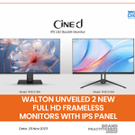 Walton unveiled 2 new full HD frameless monitors with IPS Panel