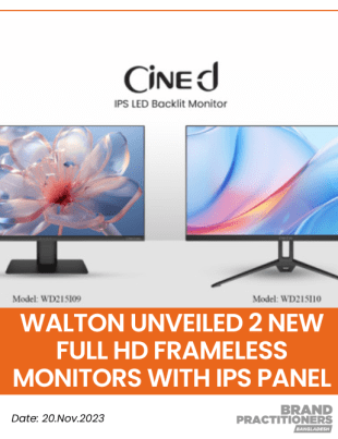 Walton unveiled 2 new full HD frameless monitors with IPS Panel