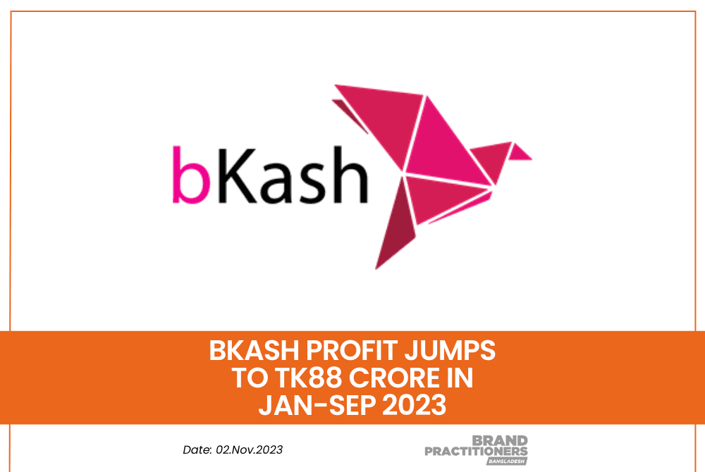 bKash profit jumps to Tk88 crore in Jan-Sep 2023