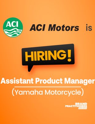 ACI Motors Limited is hiring Assistant Product Manager for Yamaha Motorcycle