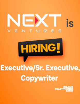 NEXT Ventures is looking for Executive/Sr. Executive, Copywriter