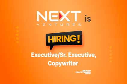 NEXT Ventures is looking for Executive/Sr. Executive, Copywriter