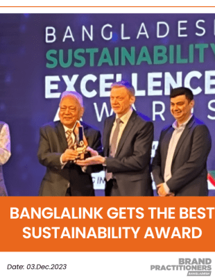 Banglalink gets the Best Sustainability Award