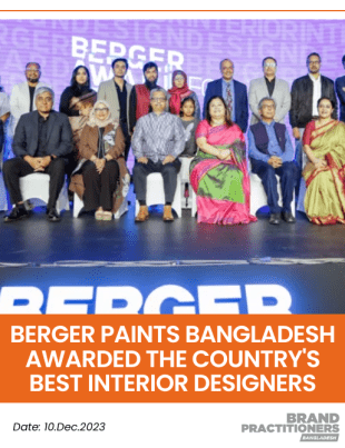 Berger Paints Bangladesh Ltd. awarded the country's Best Interior Designers_web