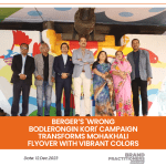 Berger 'Wrong BodleRongin Kori' Campaign Transforms Mohakhali Flyover with Vibrant Colors