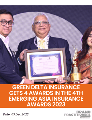 Green Delta Insurance gets 4 awards in the 4th Emerging Asia Insurance Awards 2023