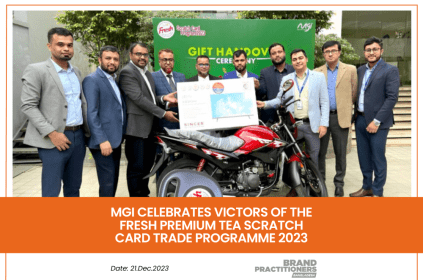 MGI celebrates victors of the Fresh Premium Tea scratch card trade programme 2023