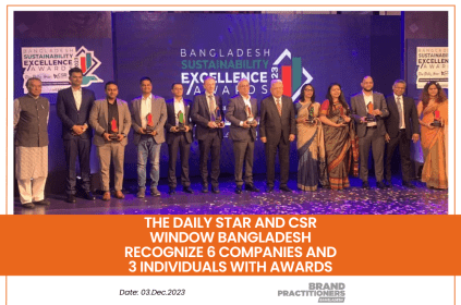 The Daily Star and CSR Window Bangladesh Recognize 6 Companies and 3 Individuals with Awards