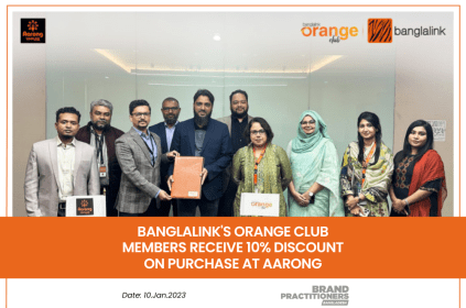 Banglalink's Orange Club members receive 10% discount on purchase at Aarong
