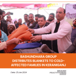 Bashundhara Group Distributes Blankets to Cold-Affected Families in Keraniganj