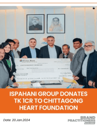 Ispahani Group donates Tk 1cr to Chittagong Heart Foundation