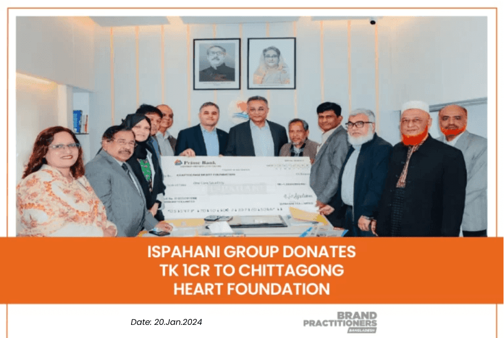 Ispahani Group donates Tk 1cr to Chittagong Heart Foundation