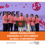 Miniso Bangladesh awarded at 10th Miniso Global Conference