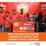 Prize distribution among winners of ‘Frutika Pure Lakhpati Offer’ campaign