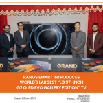 RANGS eMART introduces world's largest “LG 97-inch G2 OLED evo Gallery Edition” TV