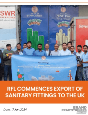 RFL Commences Export of Sanitary Fittings to the UK