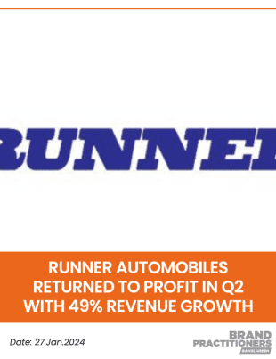 Runner Automobiles returned to profit in Q2 with 49% revenue growth